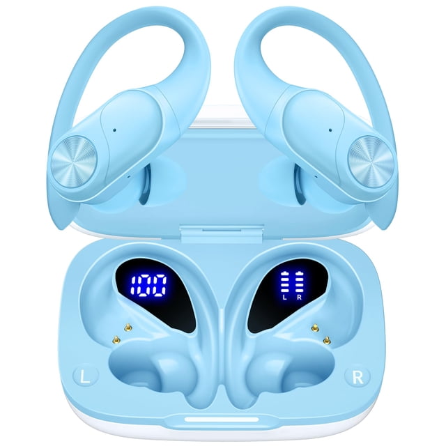 Auriculares Bluetooth, auriculares inalámbricos PocBuds, 80 horas de reproducción