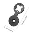 thumbnail image 3 of Soporte de computadora para bicicleta, soporte para manillar, tapa para auriculares, para Gopro, negro JShteea El nuevo, 3 of 3