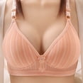 thumbnail image 2 of Gyexs Women's Push Up Wireless Bra Support Comfort No Underwire Bralette Everyday Wear Underwear Bras for Women, Beige, Size 38, 2 of 4