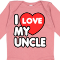 thumbnail image 4 of Inktastic I Love My Uncle Boys or Girls Long Sleeve Baby Bodysuit, 4 of 5