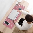 thumbnail image 3 of Long Mouse Pads for Desk,Pink Unicorn Pattern Desk Mats on Top Of Desks, Desk Mouse Pad Extra Large with 3mm Non-Slip Base and Stitched Edge for Gaming,Office,Work,Home 31.5"x11.8", 3 of 6