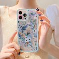 thumbnail image 1 of Shockproof Slicone Phone Case Huawei P30 Lite Y9 Prime 2019 Y9S Nova 7i 5T 3i 2i Y6P Y7A Floral Pattern Cover, 1 of 4
