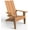 Teak, variant on Adirondack Chairs Weather Resistant with Cup Holder,Unfinished, Patio Seating, Patio Chairs Furniture, Lounge Chairs for Outside, Plastic Lawn Chair, Outdoor Chair (1, Gary)