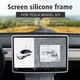 thumbnail image 5 of Protector Pantalla Silicona Cubierta Del Marco Pantalla GPS para Tesla Model 3 Y (gris), 5 of 7
