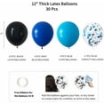 thumbnail image 2 of Party Decorations Balloons Banners Happy Birthday Kit Blue Party PomPoms Foil Curtain Boys Men Décor Supplies, 2 of 7