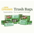 UNNI 100 Compostable Bags, 2.6 Gallon, 9.84 Liter, 100 Count, Extra