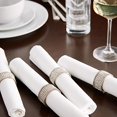 thumbnail image 5 of Leeber 72847 Silver Napkin Rings with Crystals - Set of 4, 5 of 5