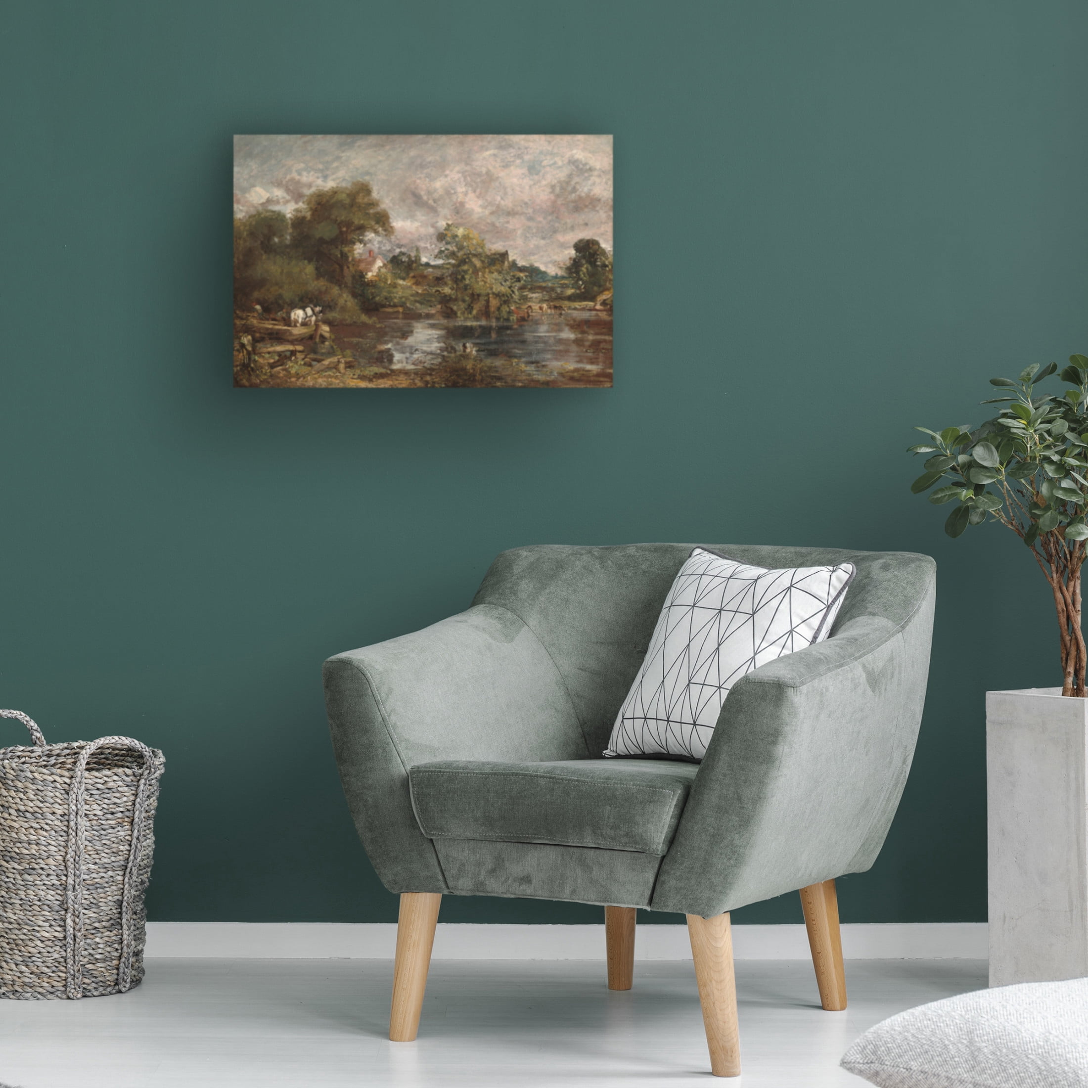 John Constable 'The White Horse, 1818-19' Canvas Art - 32 x 22 Inches