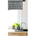 thumbnail image 3 of Ambesonne Black and Grey Window Valance, Dark Toned Culture, 54" X 18", Taupe Grey, 3 of 3