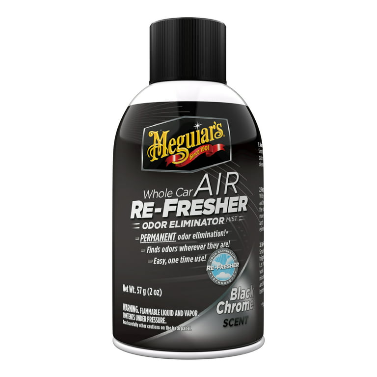 Meguiar's Car Air Freshener - Air Re-Fresher Black Chrome Scent