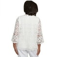 thumbnail image 2 of Alfred Dunner Womens Embellished Lace Two In One Top, 2 of 4