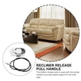 thumbnail image 5 of Seat Chassis Cable Recliner Black Pull Handle Furniture Parts Repairing for Ordinary Replacement Chaise Longue Office, 5 of 6