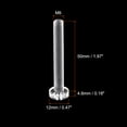 thumbnail image 2 of Unique Bargains M6x50mm Plastic Phillips Bolts PC Pan Head Machine Screws Transparent 30 Pack, 2 of 5