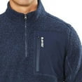 thumbnail image 3 of Hi-tec Men's1/4 zip fleece pullover, high performance Fabric (Blue, XX-Large), 3 of 5
