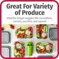 thumbnail image 3 of GoodCook Stainless Steel Fruit and Veggie Divider with 4 Lengthwise Cuts, Green, 3 of 10