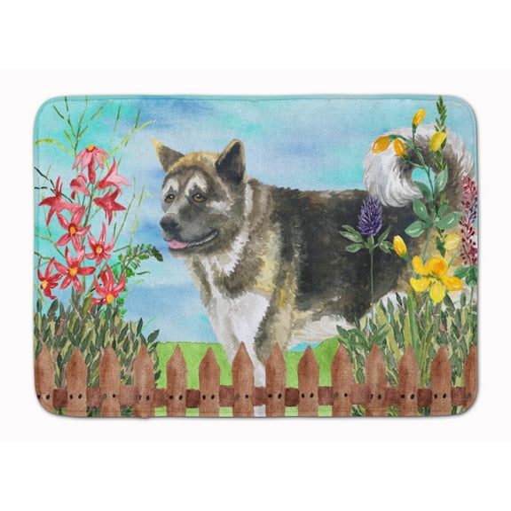 American Akita Spring Machine Washable Memory Foam Mat