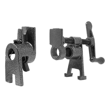 UPC: 0044459993339 | WEN Heavy Duty 1/2-Inch Cast Iron Pipe Clamp Vise for Woodworking