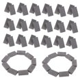 thumbnail image 3 of IFANLANDOR Small Bricks 200Pcs Grey Ceramic Rectangular for Family Micro Landscape Bricks Fairy Garden, 3 of 8