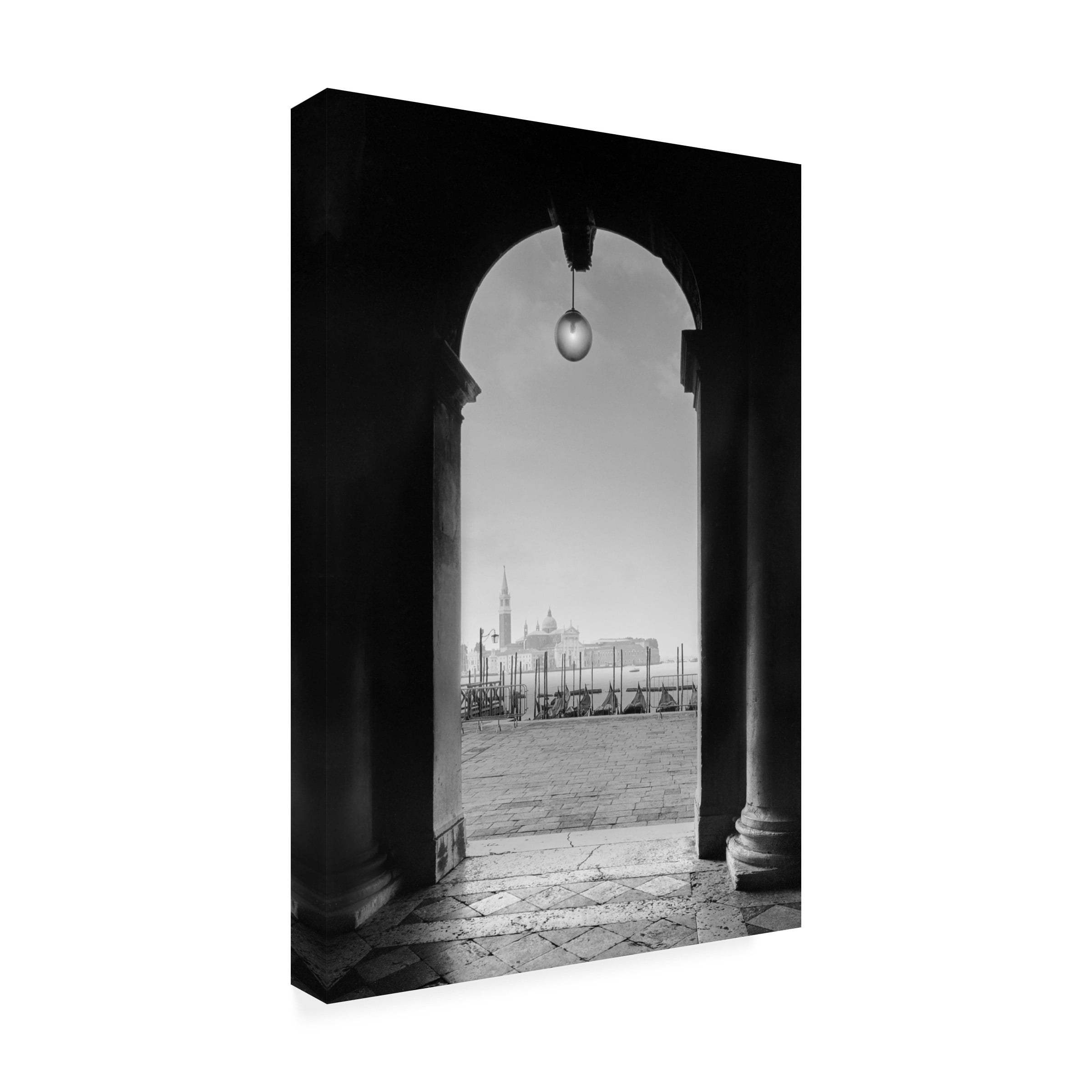 Trademark Fine Art "Venetia View" Canvas Art by Moises Levy