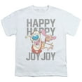 thumbnail image 1 of Ren and Stimpy Happy Happy Joy Joy Unisex Youth T Shirt, 1 of 5