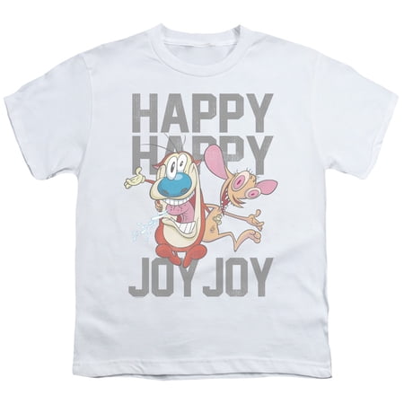 Ren and Stimpy Happy Happy Joy Joy Unisex Youth T Shirt