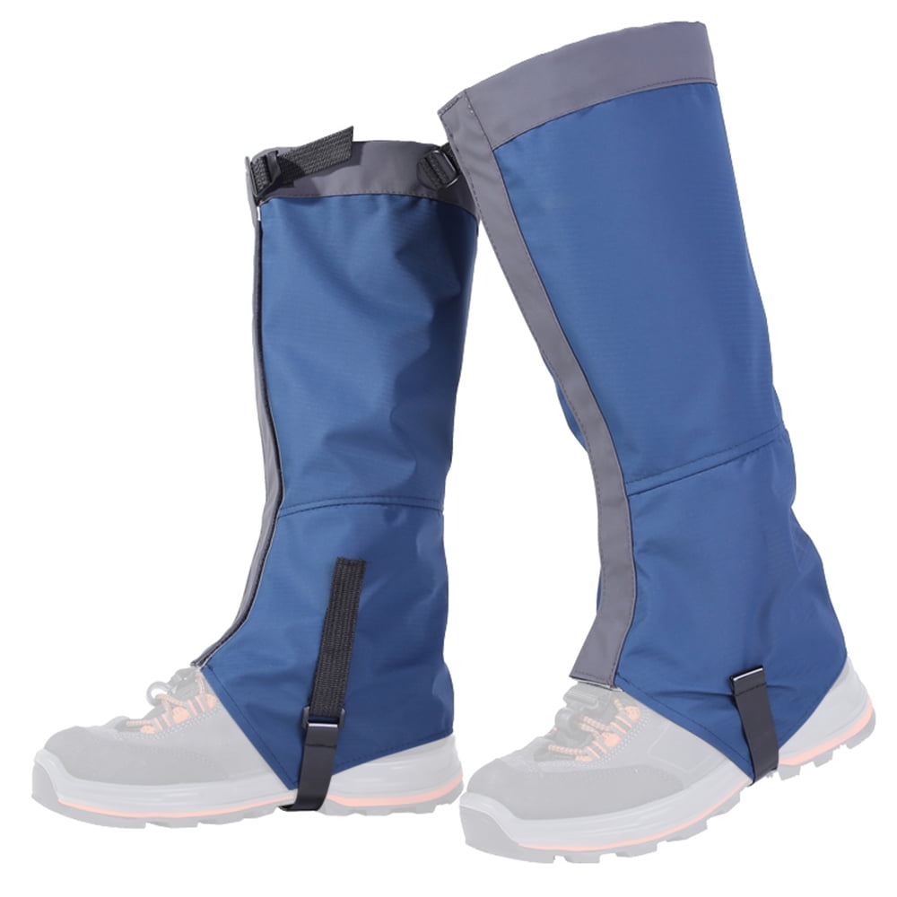 Leg Gaiters Black Waterproof Leg Cover Boot Legging for Outdoor Climbing