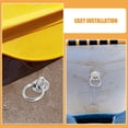 thumbnail image 3 of OUNONA Heavy Duty Stainless Steel Round Eye Plate Hook for Boat Accessories and Ceiling Mounting, 3 of 8