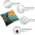 thumbnail image 6 of BANET  Decorative Throw Pillow Cover, Printed Square Cushion Cover, Double-Sided Zipper Closure Patterned Square Pillowcase  18x18in, 6 of 7