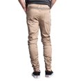 thumbnail image 2 of Victorious Men's Scrunch Stacked Biker Twill Jogger Pants JG882 - Khaki - Small, 2 of 6