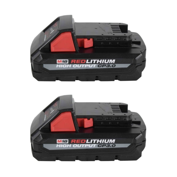 Milwaukee M18 18V 48-11-1835 High Output 3.0Ah Lithium Ion Battery 2 Pack