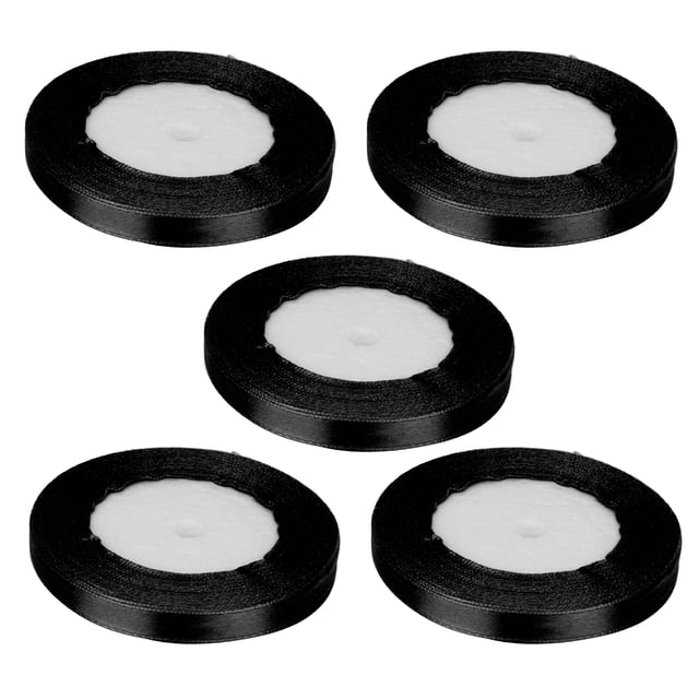 DIY Ribbon,5PCS Satin Ribbon 1cm Decoration Ribbon Craft Ribbon Stylish and Modern