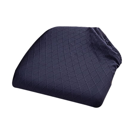 Waterproof Chair Cover, Dust Removable Decorative Washable Elastic Leakproof Seat Covers for Hotel Bar Restaurant Wedding Dining Room Dark Blue
