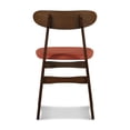 thumbnail image 5 of New Classic Furniture Morocco Wood Dining Chair in Orange (Set of 2), 5 of 9