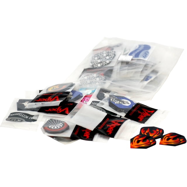 Dart Flights Viper, 50 juegos de purpurina 2D, estándar, 150 unidades