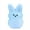 Blue A, variant on Easter Bunny Stuffed Animal Spring Decor, 5.9" Easter Peep Plush Stuffed Bunny Toys Home Decor, Easter Basket Stuffers Bunny Plush Soft Gifts for Teens Adults