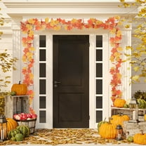 YIMWNYI Simulated Maple Leaf Vines, Fall Decoration, Halloween Decor, Thanksgiving Party, Autumn Room Decor, Artificial Vines, Seasonal Home Decor