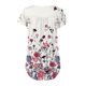 thumbnail image 4 of Pntutb - Camiseta de manga corta para mujer, cuello redondo, estampado floral, tops, blusa, regalo para mujer Pntutb Pntutb-3549, 4 of 5
