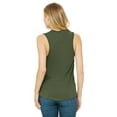 thumbnail image 2 of Bella + Canvas Pack of 3 Women Premium Jersey Cotton Muscle Tank, 2 of 3