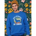 thumbnail image 2 of Retro Distracted By Corgis  Sweatshirt Men -Image by Shutterstock, Male Medium, 2 of 4