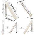 thumbnail image 2 of Ganchos plegables para ropa ACTIVE Better-outdoor colgador de pared plegable beige, 2 of 5