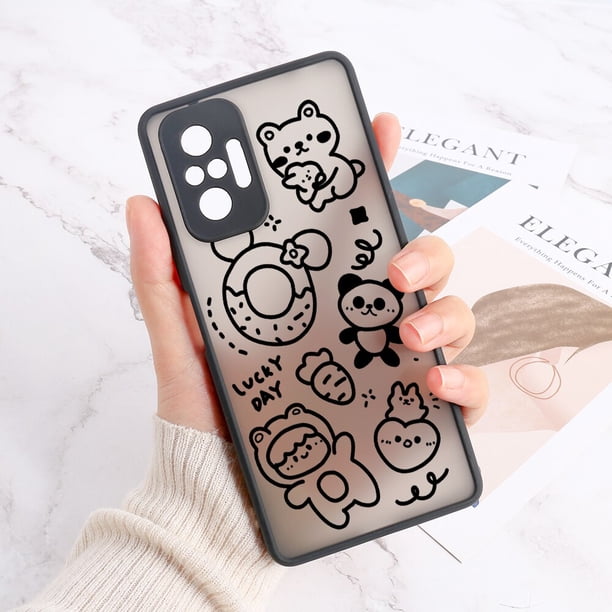 Funda de dibujos animados para Xiaomi, carcasa dura mate para Xiaomi 11T, 10T, 11i, 12, 12X, 9T, A3, Redmi Note 10 Pro, 11, 9, 8, 9s, 10s, 11s, 5G NE Fivean unisex