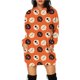 thumbnail image 2 of Mini vestido suelto de moda con capucha y manga larga para mujer con estampado de Halloween Pompotops  hdfakjf9234, 2 of 5