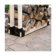 thumbnail image 2 of Firewood Log Rack Bracket Kit - Adjustable to Any Length - Closed-End Design - 2 Pieces of Brackets, 2 of 6