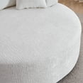 thumbnail image 2 of Round Accent Chair, 360 Swivel Chenille Barrel Chair, Fluffy Modern Sleeper for Living Room, Bedroom, Reading Room and Lounge, 2 of 8