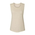 thumbnail image 2 of BELLA + CANVAS - Women's Flowy Scoop Muscle Tank - 8803 - Natural Slub - Size: XL, 2 of 3