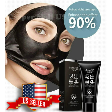 BIOAQUA Black Mud Face Mask Blackhead Remover Deep Cleansing Peel Acne Treatment 1
