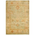 thumbnail image 2 of SAFAVIEH Oushak Blaire Floral Bordered Wool Area Rug, Dark Green/Light Green, 4' x 6', 2 of 7