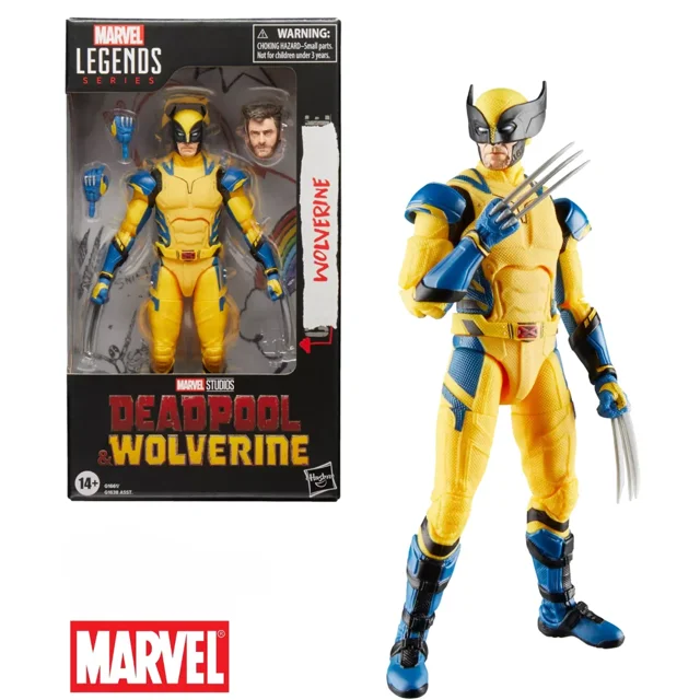 Figuras de acción articuladas de Marvel Legends, juguetes de muñecas de Lobezno, Deadpool y Lobezno, versión de película, decoraciones, regalos763