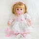thumbnail image 1 of Muñeca Reborn ENADOLL realista de 40 cm con cabello rubio para niña, 1 of 7