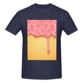 thumbnail image 4 of Bingfone Pink Ice Cream Men'S Loose Fit Short-Sleeve Pocket T-Shirt, 4 of 7